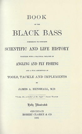 BOOK OF THE BLACK BASS
