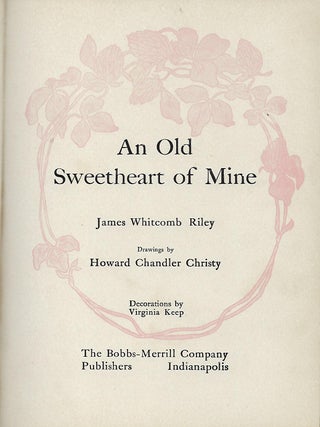 AN OLD SWEETHEART OF MINE