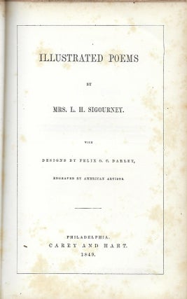 ILLUSTRATED POEMS BY MRS. L.H. SIGOURNEY.