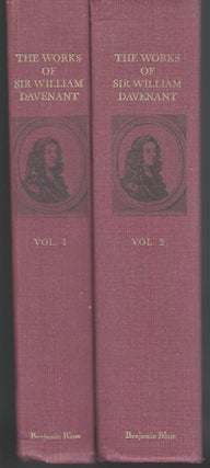 THE WORKS OF SIR WILLIAM DAVENANT. TWO VOLUMES.