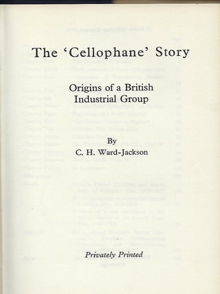THE 'CELLOPHANE' STORY: ORIGINS OF A BRITISH INDUSTRIAL GROUP