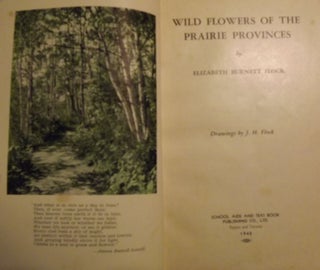 WILD FLOWERS OF THE PRAIRIE PROVINCES