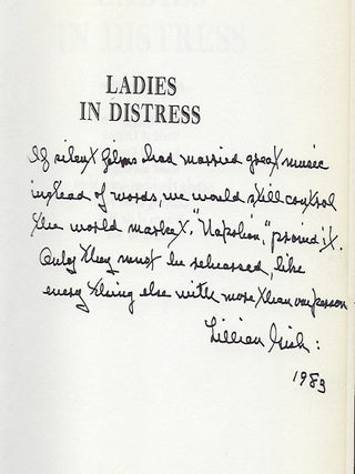 LADIES IN DISTRESS.