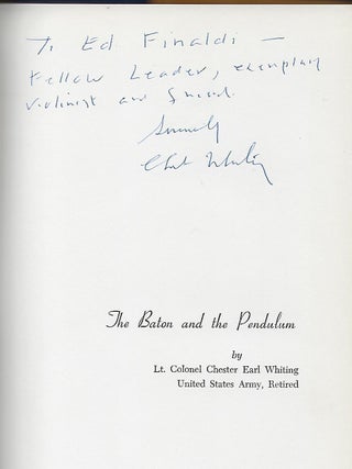 THE BATON AND THE PENDULUM.