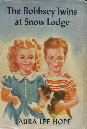 Item #56823 THE BOBBSEY TWINS AT SNOW LODGE. Laura Lee HOPE