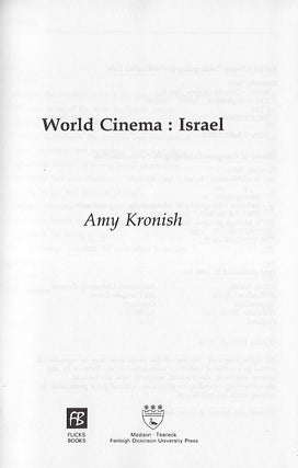 WORLD CINEMA 6: ISRAEL