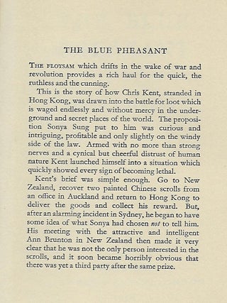 THE BLUE PHEASANT