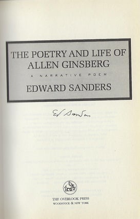 THE POETRY AND LIFE OF ALLEN GINSBERG: A NARRATIVE POEM