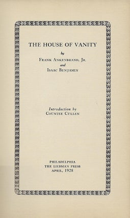 THE HOUSE OF VANITY.