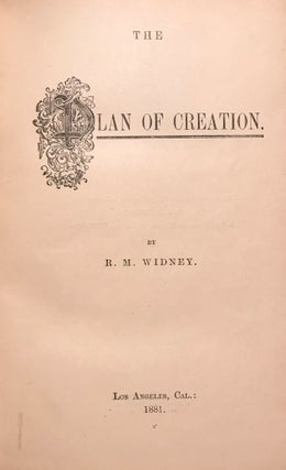 THE PLAN OF CREATION.