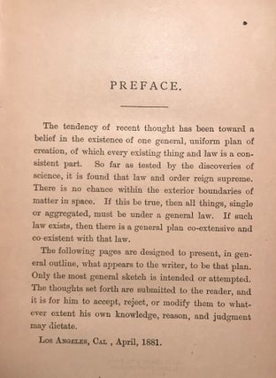 THE PLAN OF CREATION.