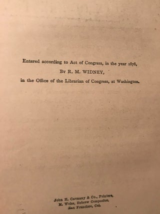 THE PLAN OF CREATION.