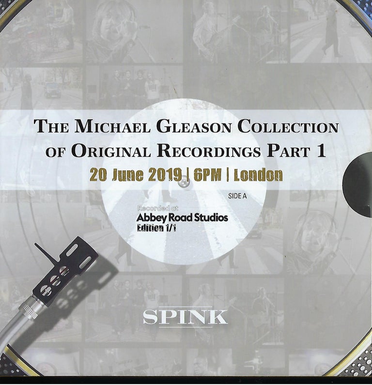 Item #57040 THE MICHAEL GLEASON COLLECTION OF IRGINAL RECORDINGS FILMED AND RECORDED AT ABBEY ROAD SUTDIOS, PART 1. SPINK.