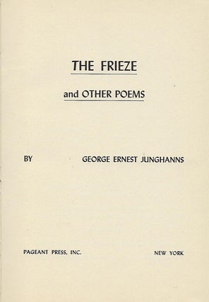 THE FRIEZE AND OTHER POEMS.