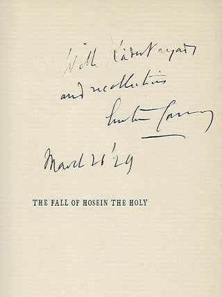 THE FALL OF HOSEIN THE HOLY