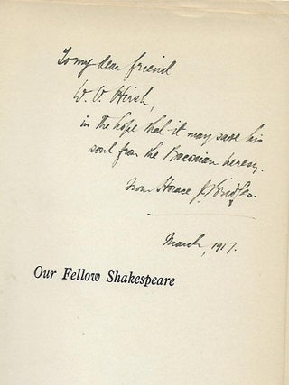 OUR FELLOW SHAKESPEARE: HOW EVERYMAN MAY ENJOY HIS WORKS.