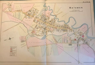 Item #57117 MATAWAN MAP, 1889. Chester WOLVERTON