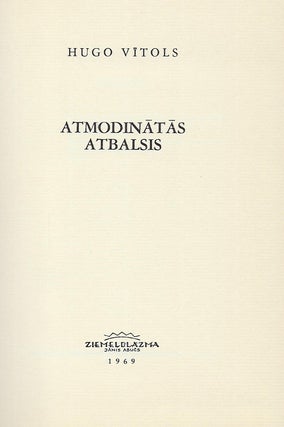 ATMODINATAS ATBALSIS [AWAKENED ECHOES).