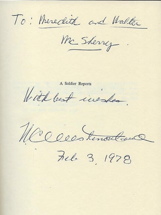 A SOLDIER REPORTS
