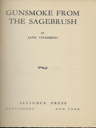 GUNSMOKE FROM THE SAGEBRUSH