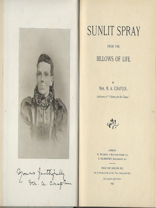 SUNLIT SPRAY FROM THE BILLOWS OF LIFE
