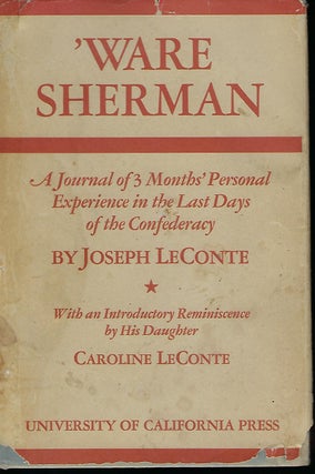 Item #57185 'WARE SHERMAN: A JOURNAL OF THREE MONTHS' PERSONAL EXPERIENCE IN THE LAST DAYS OF THE...