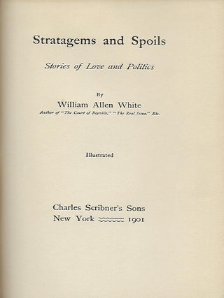 STRATAGEMS AND SPOILS: STORIES OF LOVE AND POLITICS.