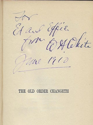 THE OLD ORDER CHANGETH: A VIEW OF AMERICAN DEMOCRACY