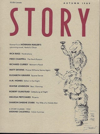 Item #57243 STORY MAGAZINE, AUTUMN 1989. Rick BASS
