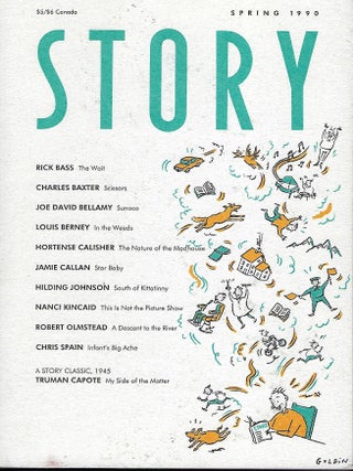 Item #57244 STORY MAGAZINE, SPRING 1990. With Charles Baxter, Nancy Kincaid, Rick BASS