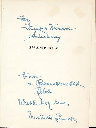 SWAMP BOY: A STORY OF THE OKEFINOKEE SWAMP IN GEORGIA.