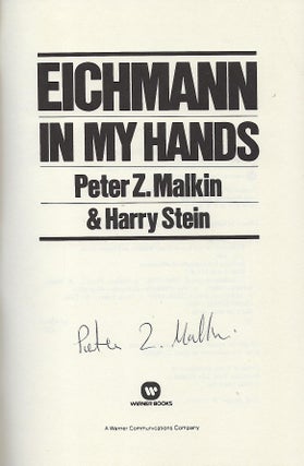 EICHMANN IN MY HANDS.