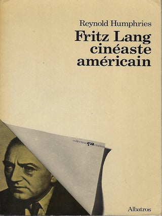 Item #57291 FRITZ LANG CINEASTE AMERICAIN. Reynold HUMPHRIES