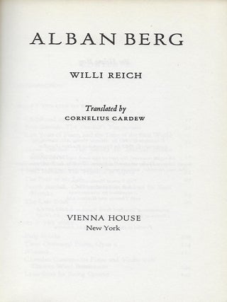 ALBAN BERG.