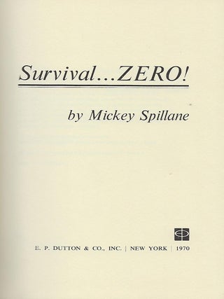 SURVIVAL ZERO