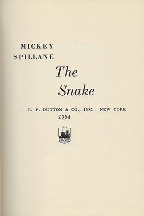 THE SNAKE: A MIKE HAMMER MYSTERY