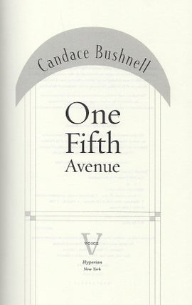ONE FIFTH AVENUE