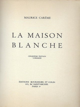 LA MAISON BLANCHE