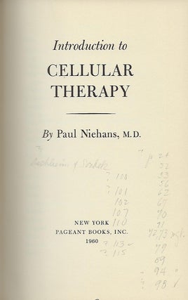 INTRODUCTION TO CELLULAR THERAPY