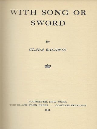 WITH SONG OR SWORD