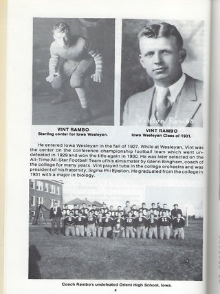 DR. VINTON H. RAMBO: THE GOLDEN AGE OF SHIPPENSBURG UNIVERSITY FOOTBALL, 1947-1954