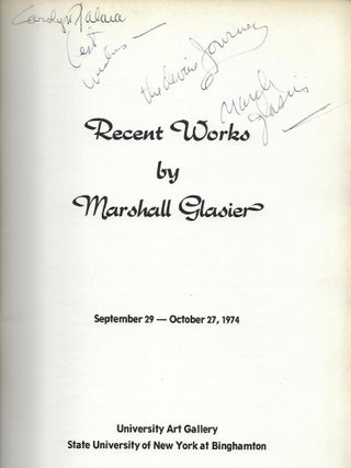 RECENT WORKS: SEPTEMBER 29- OCTOBER 27, 1974.