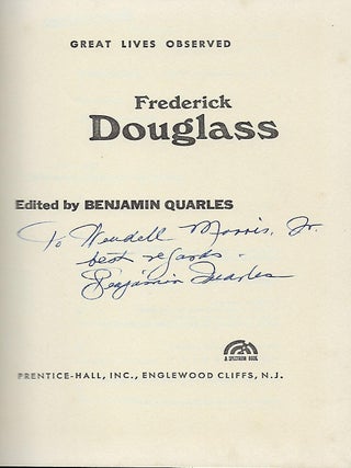 FREDERICK DOUGLASS: GREAT LIVES OBSERVED.