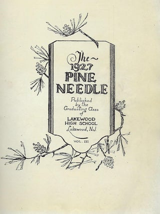 THE 1927 PINE NEEDLE