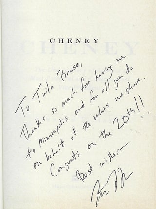CHENEY: THE UNTOLD STORY OF AMERICA'S MOST POWERFUL AND CONTROVERSIAL VICE PRESIDENT_