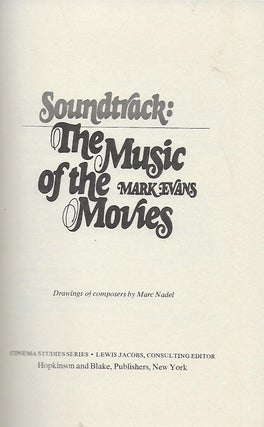 SOUNDTRACKS: THE MUSIC OF THE MOVIES.