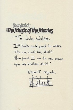 SOUNDTRACKS: THE MUSIC OF THE MOVIES.