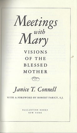 MEETINGS WITH MARY: VISIONS OF THE BLESSED MOTHER