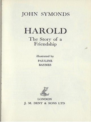 HAROLD: THE STORY OF A FRIENDSHIP
