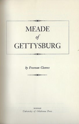 MEADE OF GETTYSBURG
